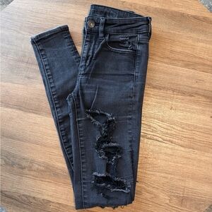 AE Distressed Jegging